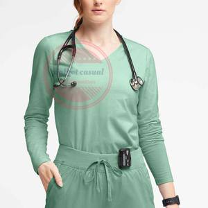 เสื้ออันเดอร์สครับยืดแขนยาวสำหรับผู้หญิง - Product Image 5