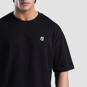 Camiseta Deportiva Negra M. Salah con Diseño de Jersey, Hecha de Algodón/Fibra de Bambú, Compresión de 200g/280g, Opciones de Tela para Entrenamiento en Gimnasio - Product Image 5