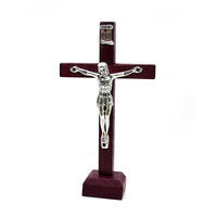Cruz de Pared de Acero Inoxidable Estilo Art Deco Antiguo, Hecha a Mano, con Imagen de Jesucristo, Regalo Religioso para Cumpleaños, Hogar, Oficina o Sala de Oración