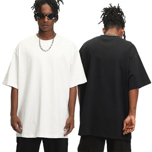 T-shirt imprimé personnalisé pour hommes T-shirt à manches courtes surdimensionné du fabricant T-shirt vierge pour hommes - Product Image 1