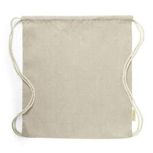 Zaino Ecologico in Cotone Riciclato Konim, Borsa Portaoggetti Promozionale - Product Image 1