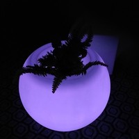 Nouveau design de jardinières surélevées Pots de plantes Moule de jardinière en métal pour jardin Conteneur d'éclairage intelligent Pots de fleurs à LED