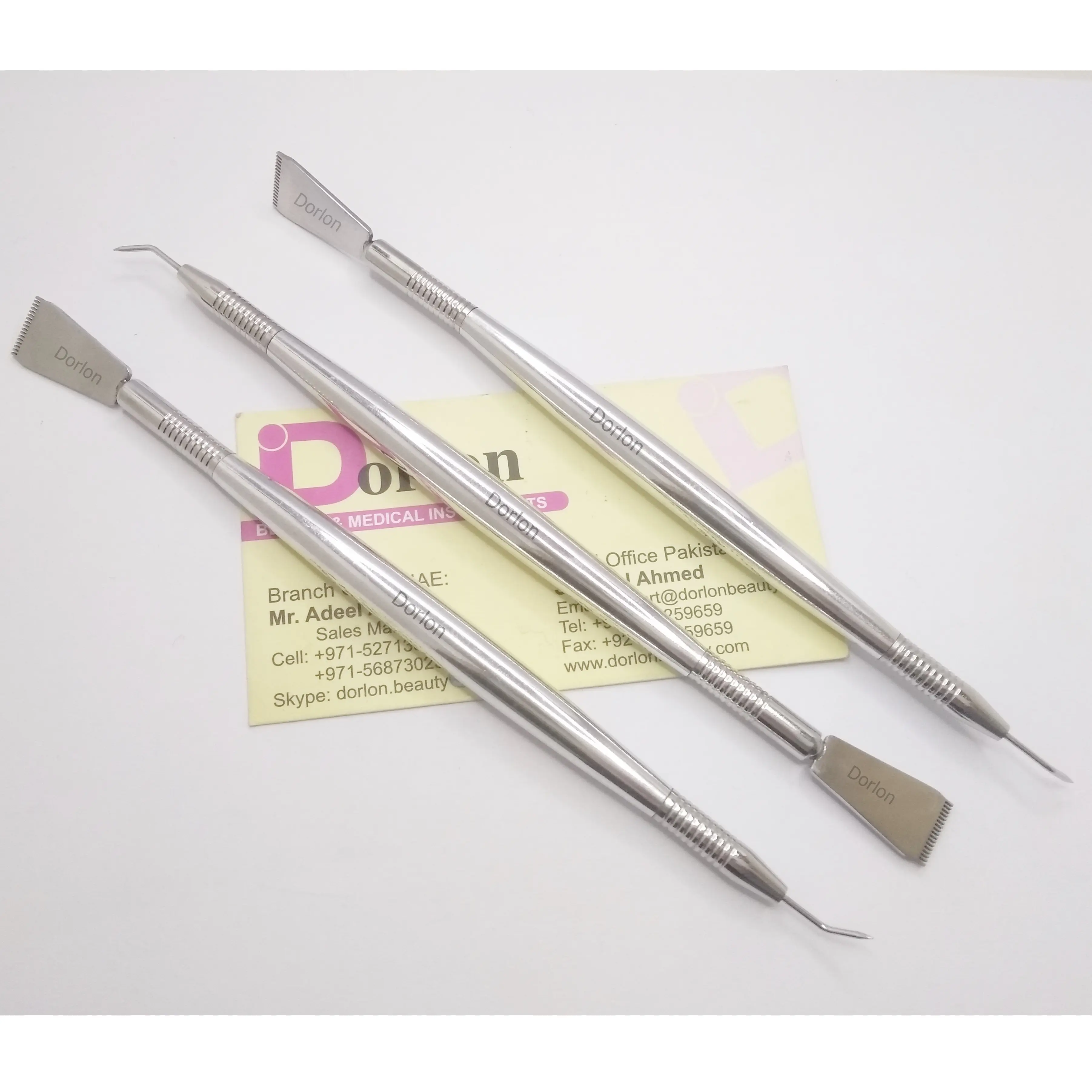 Outil de levage de cils avec brosse peigne en Y, aide soigneusement les dents, bricolage, stratification des cils, levage en métal, fourniture réutilisable, bâton de permanente Portable