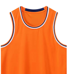 Maillot de sport d'entraînement pour équipe, en polyester mesh sublimé, personnalisable, pour adultes, séchage rapide, anti-transpiration, maillot de basketball - Product Image 2