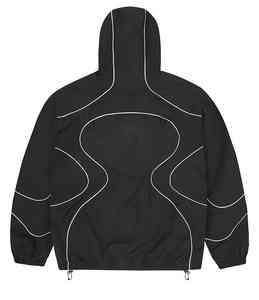 Survêtement en molleton 100 % coton réfléchissant personnalisé 2026 pour homme, respirant, séchage rapide, coupe-vent, col à capuche, motif uni, taille plus - Product Image 2