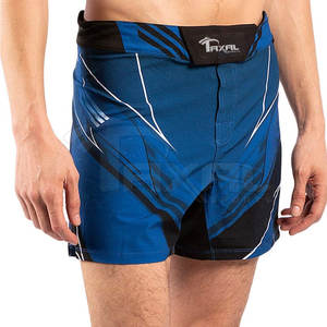 Marque privée Jiu Jitsu Kimono Short MMA de couleur unie Fabriqué au Pakistan Short MMA robuste - Product Image 4