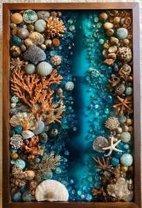 Décoration murale moderne en résine époxy de luxe, en bois, faite à la main, avec LED, étanche, durable, motifs personnalisés, pour la chambre de bébé - Product Image 2