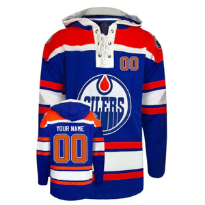 100% Heavyweight Pullover Ice Hockey Hoodie Custom Embroidered Logo & Sublimation Printing Men's Wear - Product Image 1