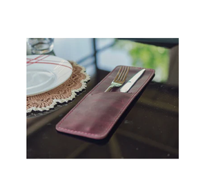 Porte-cuillère en cuir de meilleure qualité porte-cuillère sûr pour restaurants Accessoires de table Produit de qualité supérieure - Product Image 3