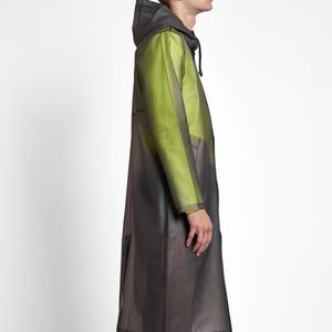 High Quality Unisex Solid Pattern Waterproof <b>Rain</b> wear <b>Coat</b> <b>Men</b> Zipper Closure Casual Style for Camping <b>Rain</b> <b>Coat</b> Lightweight - Product Image 4