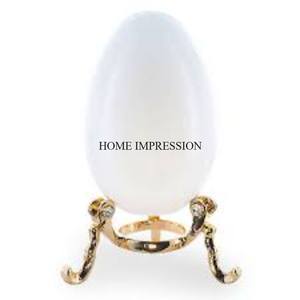 Customized Size and Logo Available Set of 3 High Grade Gold Plated Most Fancy Unique Designer <b>Egg</b> Holder Stand Supplies - Product Image 3