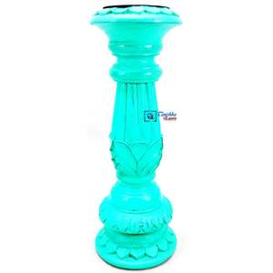 Support de bougie en bois de haute qualité fait à la main, porte-bougie, décoration d'intérieur, cadeau de Noël - Product Image 1