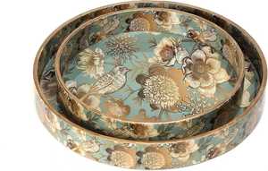 ถาดเสิร์ฟเคลือบ MDF ที่6 9 9 9ชุดถาดพิมพ์ลายเคลือบในถาดเสิร์ฟของตกแต่งทาสีด้วยมือทำจากไม้ - Product Image 3