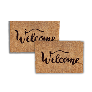 เสื่อหน้าประตูมะพร้าวเวียดนามทำด้วยมือเสื่อต้อนรับสัตว์เลี้ยงที่สมบูรณ์แบบสำหรับเพื่อนขนยาวของคุณให้ความสบายและความสะอาด - Product Image 1