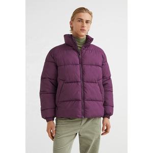 Chaqueta acolchada de alta calidad para hombre, ropa de invierno para exteriores, Color sólido, talla XL, con capucha, estilo abrigo de burbujas de algodón 100% a la venta. - Product Image 1