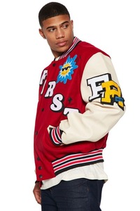 Chaqueta Universitaria de Alta Calidad para Hombre, Personalizada, Resistente al Viento, Ecológica, Transpirable, Ligera, con Botones de Cuerno, Chaqueta Delantera Sólida de Lona - Product Image 3