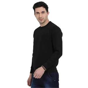 Jersey de aspecto decente para hombre de diseño único, ropa informal de Color sólido, tallas grandes, poliéster 100% para invierno - Product Image 5