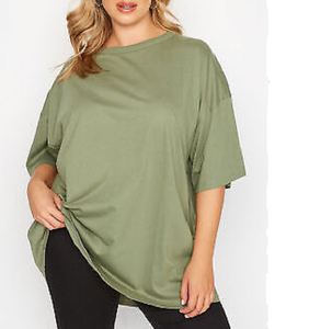 Camisetas informales para mujer con logotipo personalizado 100% algodón con estampado de patrón Vintage de secado rápido, camisetas de manga corta con cuello redondo, colores sólidos - Product Image 1