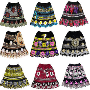 Conjunto de Vestido Puletasi Samoano Polinesio Personalizado OEM, Elegante Conjunto de 2 Piezas de Top y Falda para Mujer, Nuevo y Elegante para Banquetes de Verano - Product Image 4