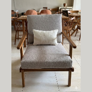 Sofás de Oficina Extensibles para Sala de Estar y Comedor, Tamaño 94X68X86, Estructura de Madera de Teca Sólida, Forro de Espuma Gruesa, Venta al Por Mayor - Product Image 2