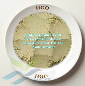HGO Suministro directo de fábrica Extracto de fruta Sophora japonica/Extracto de fruta Styphnolobium japonicum-Sophoricoside 10% - 98% - Product Image 1