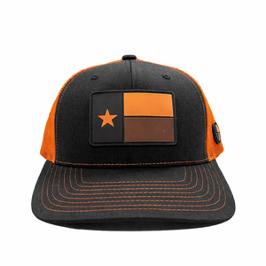 หมวกกีฬาสำหรับคนขับรถบรรทุกหมวก3D สีแดงธง taxas แบบอเมริกันหมวกกีฬาแบบตาข่ายสีเบอร์กันดีออกแบบได้ตามที่ต้องการ - Product Image 1