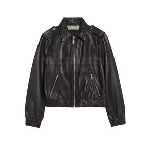 Made In Best Material <b>Leather</b> <b>Jackets</b> Low Price <b>Leather</b> <b>Jackets</b> Hot Selling <b>Leather</b> <b>Jacket</b> For <b>Women</b> - Product Image 5