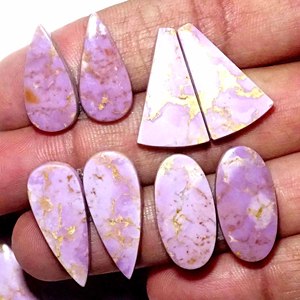 Paires de phosphosiderite naturelle de haute qualité Cabochon en vrac Pierres précieuses de quartz de haute qualité pour la fabrication de bijoux - Product Image 4
