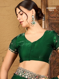 Kohinoor Frendy Sartin Saree Lujosa tela india y pakistaní suave para bodas Celebraciones tradicionales y nuevos comienzos - Product Image 6