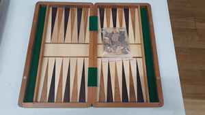 Jeux de backgammon classiques en bois pour la décoration de la maison, accessoire de bureau élégant, modèle RR Enterprises RR202512698 - Product Image 4