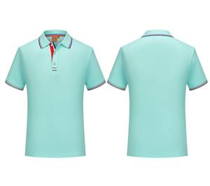 Chemise professionnelle haut de gamme imprimée, tricotée, respirante, à manches courtes, col rabattu, pour tenue de travail et exposition culturelle - Product Image 3