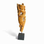 Corbeille murale en bois vintage indien, sculptée à la main, décoration architecturale, style rustique antique, intérieur de maison, assortiment, 1 conteneur - Product Image 2