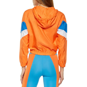 Conjunto Deportivo Personalizado con Capucha, Chaqueta Cortavientos 100% Nailon, Diseño Color Block, Reversible, Ligero, Unisex, para Mujer, OEM - Product Image 3