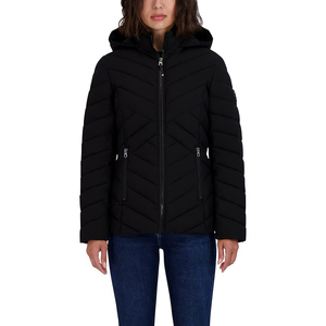 Manteau isolé pour femmes OEM Veste matelassée légère alternative au duvet pour temps froid - Product Image 5