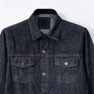 Veste en jean personnalisable pour homme, bleu vintage, coton, hiver, enduite, taille XS disponible, vente en gros, vêtements d'extérieur - Product Image 6