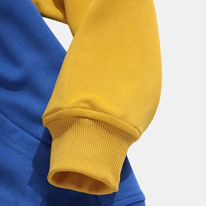 High Quality 300 GSM Pullover <b>Oversized</b> <b>Hoodie</b> <b>Men</b> Custom Printing Heavyweight Fleece Solid Hooded Winter Sweatshirt Perfect - Product Image 4