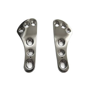 PAIR OF FORD ESCORT MK1 <b>POLISHED</b> ALLOY INTERIOR DOOR OPENERS SQUARE FIT xy47 - Product Image 2