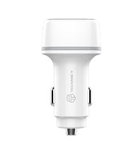 Chargeurs de voiture pour téléphone portable à double port USB Type C haute efficacité Techancy avec haut-parleur intégré, compatibles avec d'autres marques
