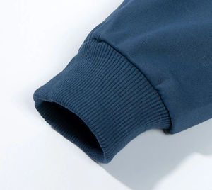 Sweat à capuche surdimensionné en tissu français 100% coton de Jazo Industries, brodé, uni, écologique, respirant, avec logo sur le devant, pour hommes - Product Image 6