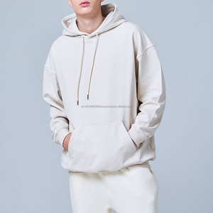 Sudadera con Capucha de Alta Calidad, Estilo Holgado, para Hombre, Ropa de Algodón, con Logotipo Bordado Personalizado - Product Image 4