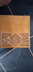 Fait à la main sur mesure Durable résistant à l'eau pince à billets portefeuille lettre décoration outil à main en cuir gaufré intemporel artistique - Product Image 6