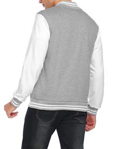 Chaqueta universitaria única para exteriores con colocación de logotipo frontal de estilo popular - Product Image 3