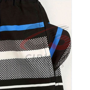 กางเกงขาสั้นผ้าฝ้ายแบบซับลิเมชันสำหรับผู้ชายกางเกงขาสั้นสำหรับว่ายน้ำชายหาดธรรมดาดีไซน์แตกต่างกันแบบลำลองมีบริการ OEM - Product Image 6