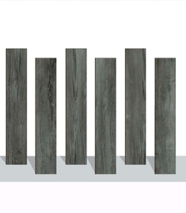 Sculpture en céramique de bois gris du fabricant indien Porcelaine 200x1200 Finition mate Parquet Murs intérieurs Accents de plancher en bois - Product Image 6