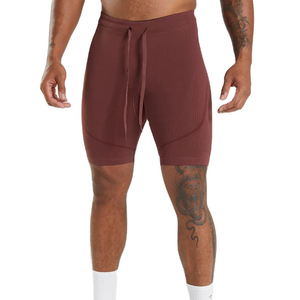 Ropa de entrenamiento a precio asequible, pantalones cortos de Fitness para hombre, pantalones cortos de Fitness ligeros de calidad superior antiarrugas con totalmente personalizados - Product Image 3