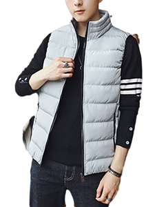 Gilet d'hiver pour homme personnalisable avec fermeture éclair réversible, vêtement d'extérieur décontracté respirant, faible MOQ, gilet chauffant - Product Image 4
