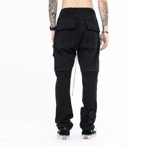 Pantalon de survêtement décontracté pour hommes, course de nuit, streetwear, broderie réfléchissante, pantalon de jogging, cargo d'entraînement - Product Image 5