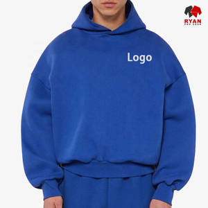 Sweat à capuche pour homme Ryan Pro Gear avec logo personnalisé sur le devant, tissu en molleton 100% coton, respirant, décontracté, vêtements d'hiver, ODM - Product Image 2