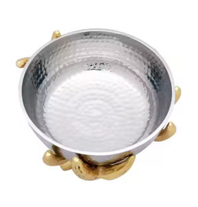 Frutero de acero elevado de diseño para detalles de mesa elegantes - Product Image 6