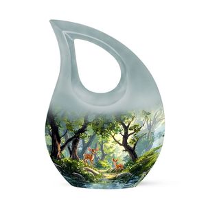 Urnes en aluminium élégantes et abordables pour les cendres avec de beaux détails fabriqués à la main conçus pour durer des générations - Product Image 3